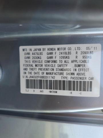 Photo 10 from auction – 2011 ACURA TSX with VIN JH4CU2F68BC011742