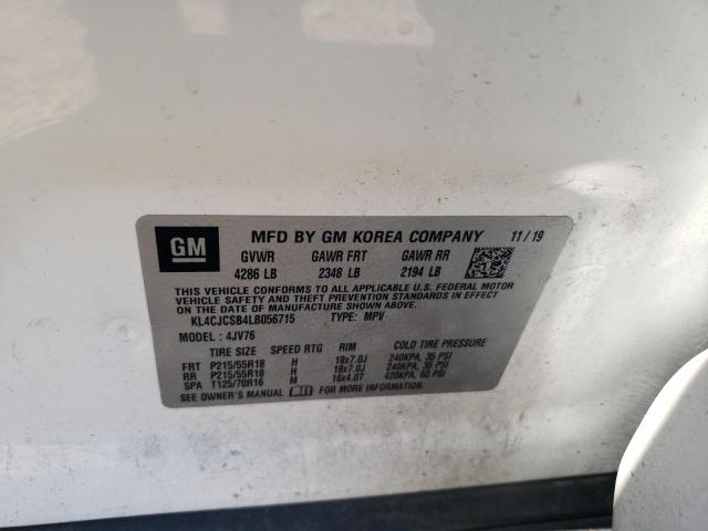 Photo 10 from auction – 2020 BUICK ENCORE ESS with VIN KL4CJCSB4LB056715