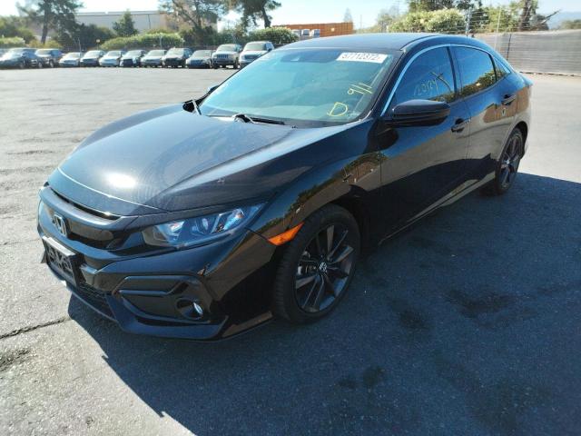 Photo 2 from auction – 2020 HONDA CIVIC EX with VIN SHHFK7H60LU408637