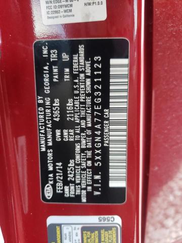 صورة رقم 10 من المزاد - 2014 KIA OPTIMA EX مع VIN 5XXGN4A77EG321123