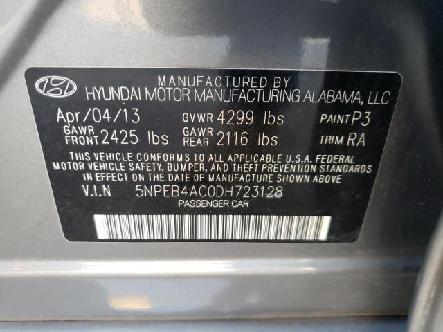 Photo 10 from auction – 2013 HYUNDAI SONATA GLS with VIN 5NPEB4AC0DH723128