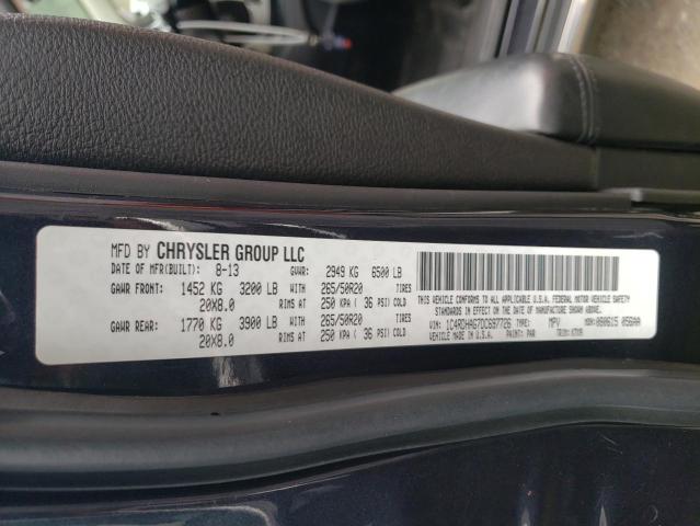 Photo 10 from auction – 2013 DODGE DURANGO SX with VIN 1C4RDHAG7DC697726