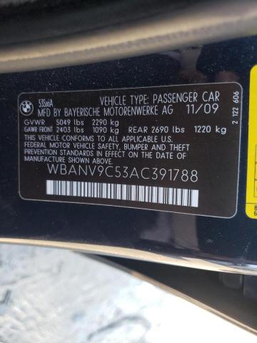 Photo 10 from auction – 2010 BMW 535 XI with VIN WBANV9C53AC391788