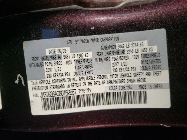 Фото 10 с аукциона – 2008 MAZDA CX-9 с VIN JM3TB38A080162557