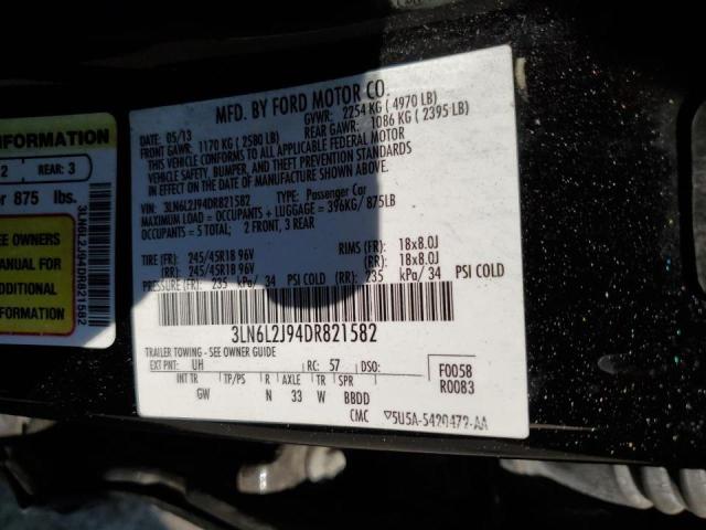Photo 10 from auction – 2013 LINCOLN MKZ with VIN 3LN6L2J94DR821582