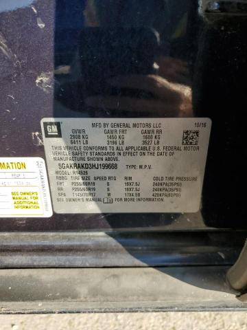 Photo 10 from auction – 2017 BUICK ENCLAVE with VIN 5GAKRAKD3HJ199668