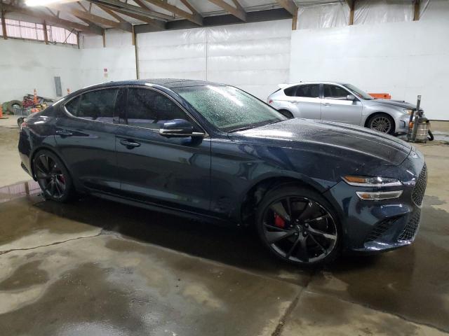 GENESIS G70 BASE 2022 with VIN KMTG54TE1NU098648 - Photo from auction