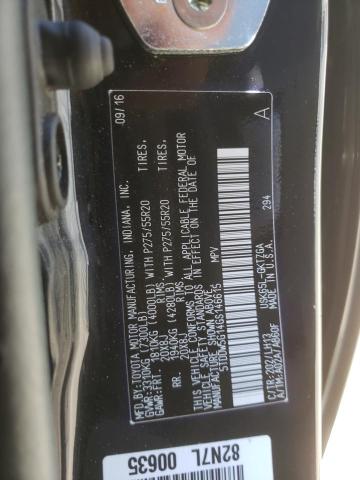 Photo 10 from auction – 2016 TOYOTA SEQUOIA PL with VIN 5TDDW5G14GS146615