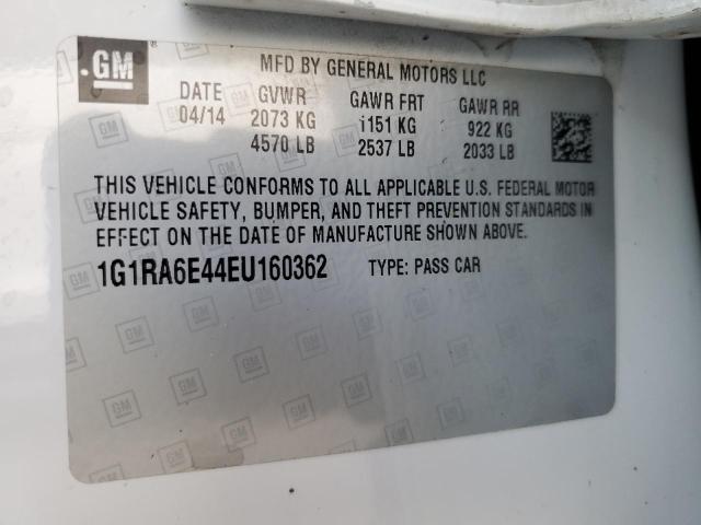Photo 10 from auction – 2014 CHEVROLET VOLT with VIN 1G1RA6E44EU160362