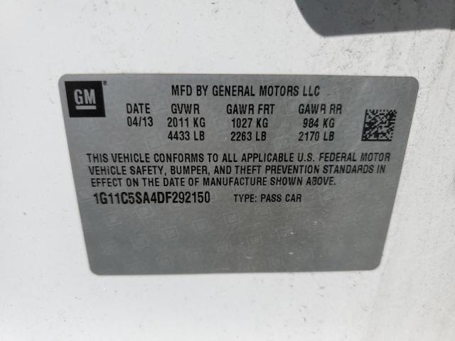 Photo 10 from auction – 2013 CHEVROLET MALIBU 1LT with VIN 1G11C5SA4DF292150