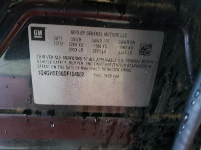 Photo 10 from auction – 2013 BUICK LACROSSE P with VIN 1G4GH5E30DF194082