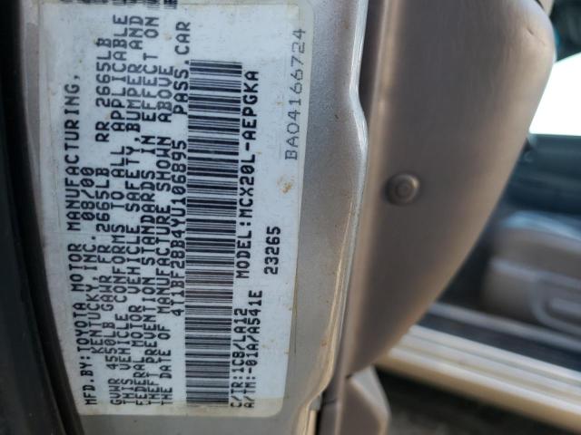 Photo 10 from auction – 2000 TOYOTA AVALON XL with VIN 4T1BF28B4YU106895