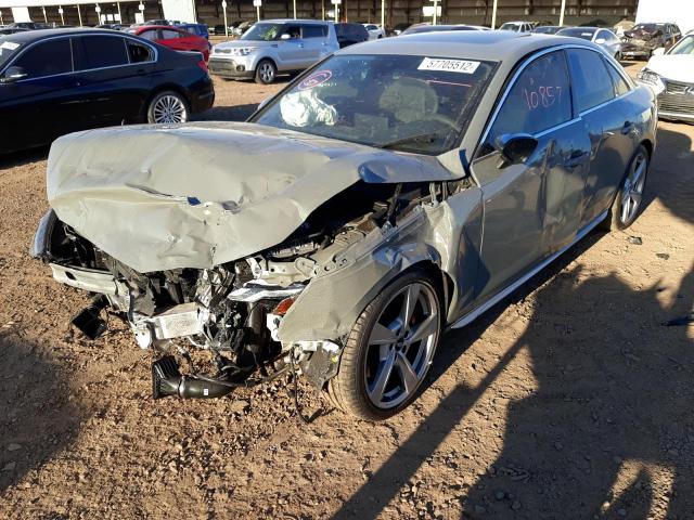 Photo 2 from auction – 2021 AUDI S4 PREMIUM with VIN WAUB4AF48MA016537
