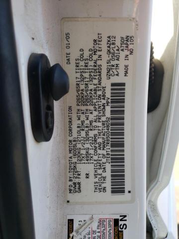 Photo 10 from auction – 2005 TOYOTA 4RUNNER LI with VIN JTEBT17R850048052