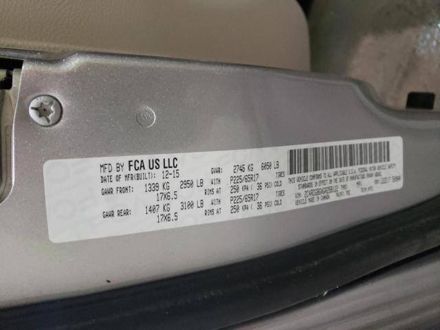Photo 10 from auction – 2016 DODGE GRAND CARA with VIN 2C4RDGBGXGR258122