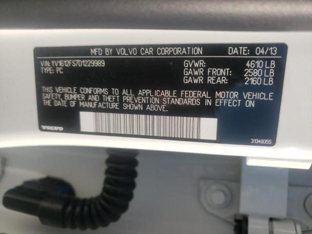Photo 10 from auction – 2013 VOLVO S60 T5 with VIN YV1612FS7D1229989