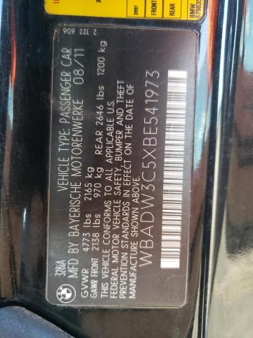 Foto 10 de la subasta – 2011 BMW 328 I con VIN WBADW3C5XBE541973