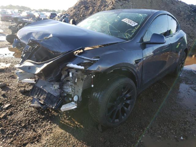 Photo 2 from auction – 2021 TESLA MODEL Y with VIN 5YJYGDEE1MF304956