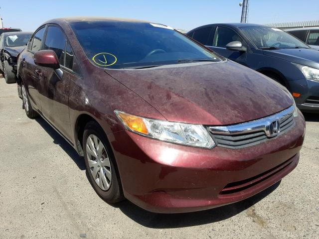 HONDA CIVIC LX 2012 with VIN 19XFB2F58CE347803 - Photo from auction