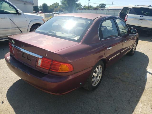 Photo 4 from auction – 2002 KIA OPTIMA MAG with VIN KNAGD126725119435