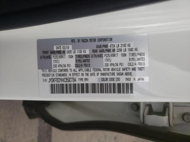 Photo 10 from auction – 2019 MAZDA CX-5 TOURI with VIN JM3KFBCMXK0590784