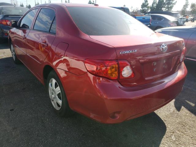 Photo 3 from auction – 2010 TOYOTA COROLLA BA with VIN 1NXBU4EE0AZ279089