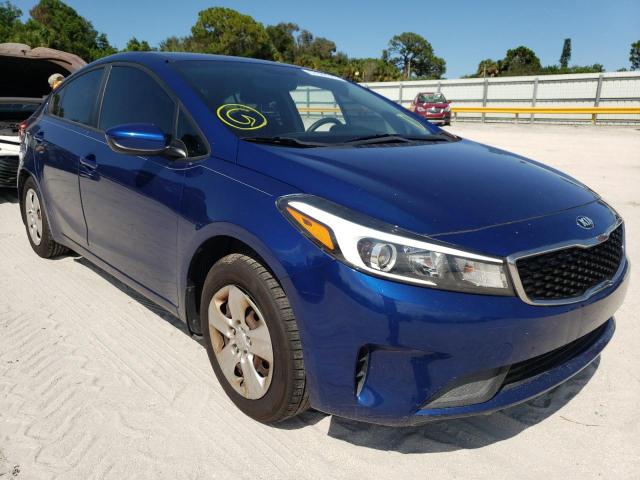 KIA FORTE LX 2017 with VIN 3KPFK4A70HE117071 - Photo from auction