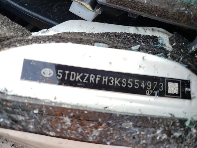 Photo 10 from auction – 2019 TOYOTA HIGHLANDER with VIN 5TDKZRFH3KS554973