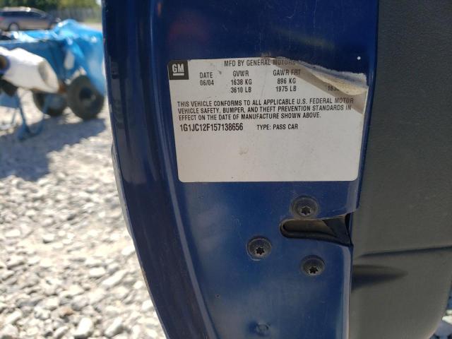 Photo 10 from auction – 2005 CHEVROLET CAVALIER with VIN 1G1JC12F157138656