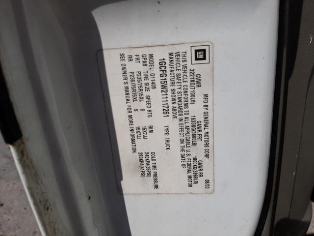 Photo 10 from auction – 2001 CHEVROLET EXPRESS with VIN 1GCFG15W211117261