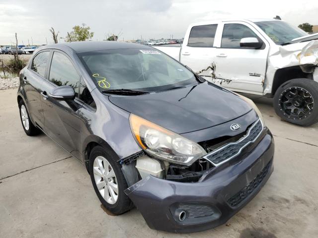 KIA RIO EX 2013 with VIN KNADN5A31D6144150 - Photo from auction