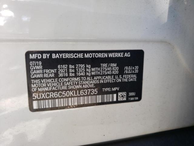Photo 10 from auction – 2019 BMW X5 XDRIVE4 with VIN 5UXCR6C50KLL63735