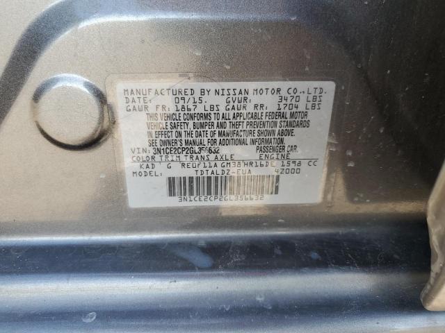 Photo 10 from auction – 2016 NISSAN VERSA NOTE with VIN 3N1CE2CP2GL356632