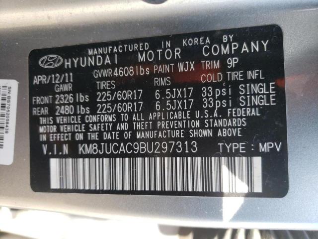 Photo 10 from auction – 2011 HYUNDAI TUCSON GLS with VIN KM8JUCAC9BU297313