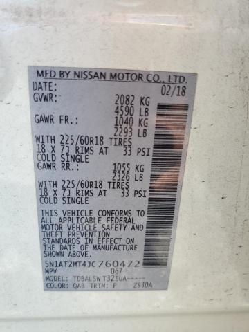 Photo 10 from auction – 2018 NISSAN ROGUE S with VIN 5N1AT2MT4JC760472