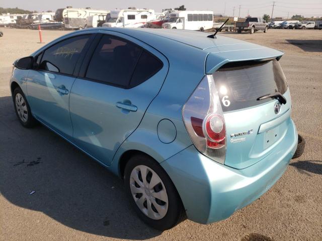 Photo 3 from auction – 2014 TOYOTA PRIUS C with VIN JTDKDTB32E1066959