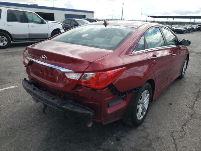 Photo 4 from auction – 2014 HYUNDAI SONATA GLS with VIN 5NPEB4AC9EH894008