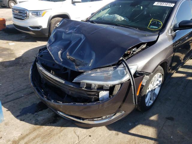 Photo 9 from auction – 2015 CHRYSLER 200 LIMITE with VIN 1C3CCCABXFN660200