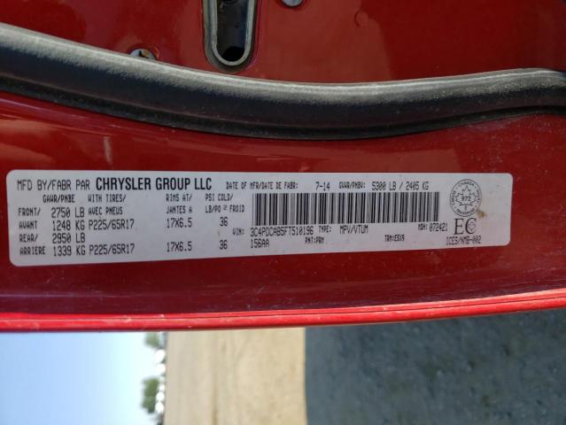 Photo 10 from auction – 2015 DODGE JOURNEY SE with VIN 3C4PDCAB5FT510196