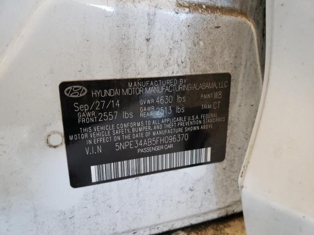 Photo 10 from auction – 2015 HYUNDAI SONATA SPO with VIN 5NPE34AB5FH096370