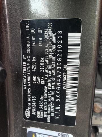 Photo 10 from auction – 2013 KIA OPTIMA EX with VIN 5XXGN4A73DG210213