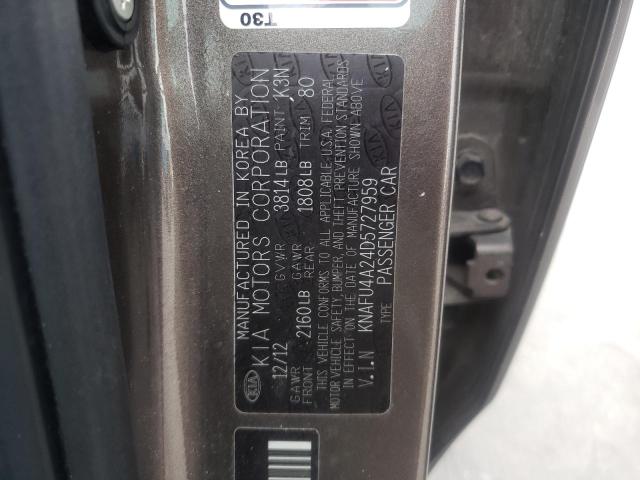 Photo 10 from auction – 2013 KIA FORTE EX with VIN KNAFU4A24D5727959