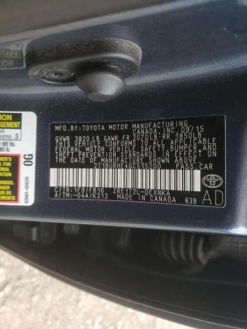 Photo 10 from auction – 2016 TOYOTA COROLLA L with VIN 2T1BURHE4GC515200