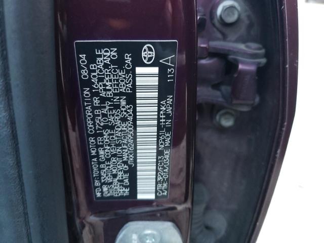 Photo 10 from auction – 2005 TOYOTA SCION XA with VIN JTKKT624950094043
