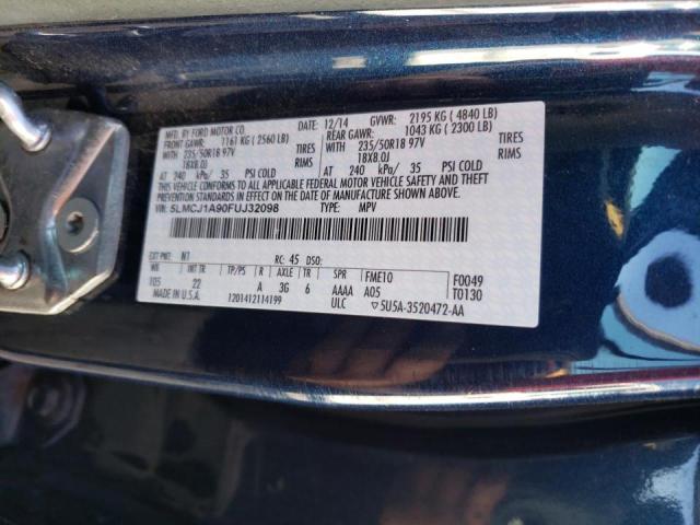 Photo 10 from auction – 2015 LINCOLN MKC with VIN 5LMCJ1A90FUJ32098