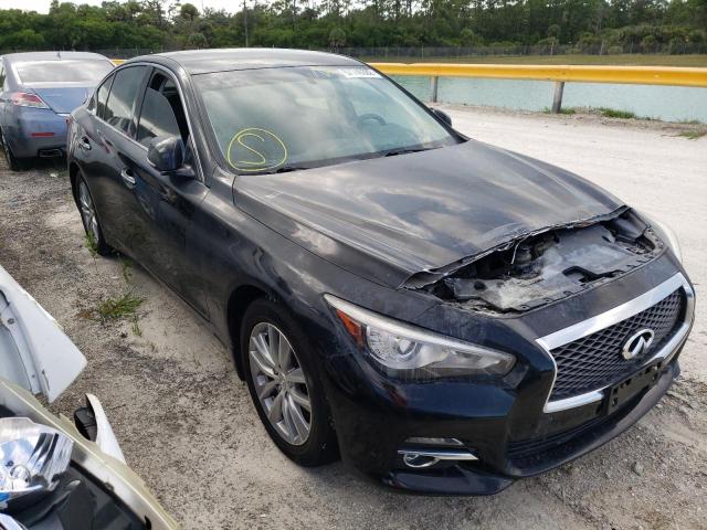 INFINITI Q50 PREMIU 2016 with VIN JN1EV7AR4GM342909 - Photo from auction