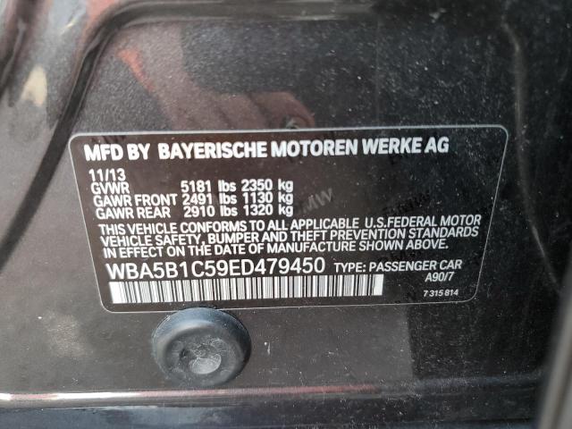 Photo 10 from auction – 2014 BMW 535 I with VIN WBA5B1C59ED479450