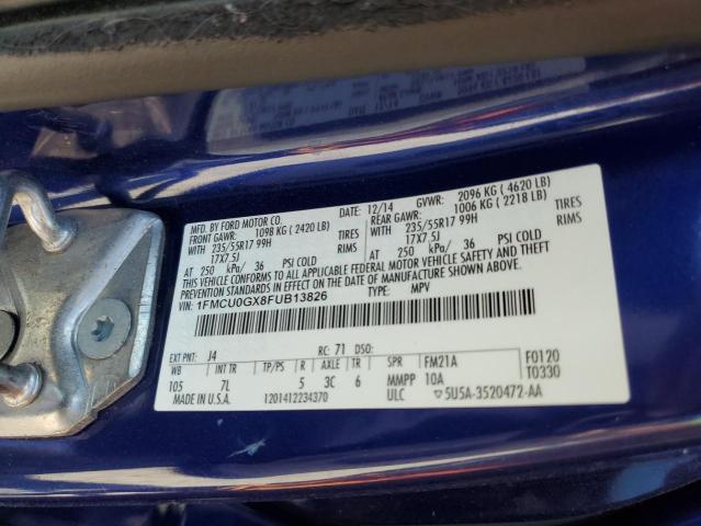 Photo 10 from auction – 2015 FORD ESCAPE SE with VIN 1FMCU0GX8FUB13826
