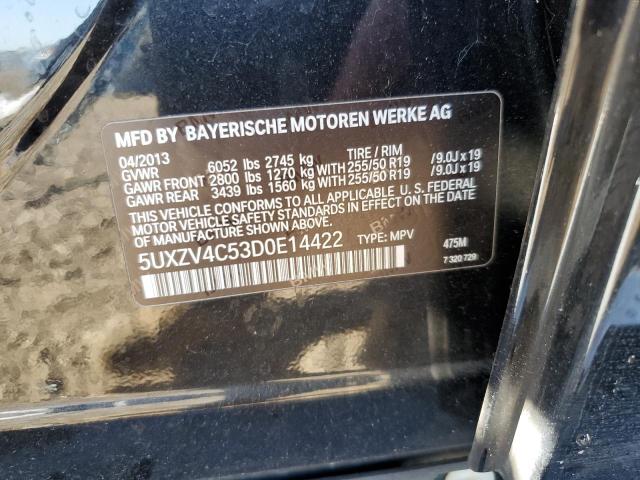 Photo 10 from auction – 2013 BMW X5 XDRIVE3 with VIN 5UXZV4C53D0E14422