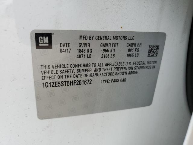 Photo 10 from auction – 2017 CHEVROLET MALIBU LT with VIN 1G1ZE5ST5HF261672
